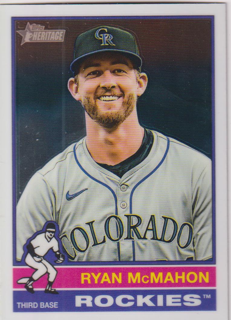2025 Topps Heritage Baseball Chrome Ryan McMahon #457