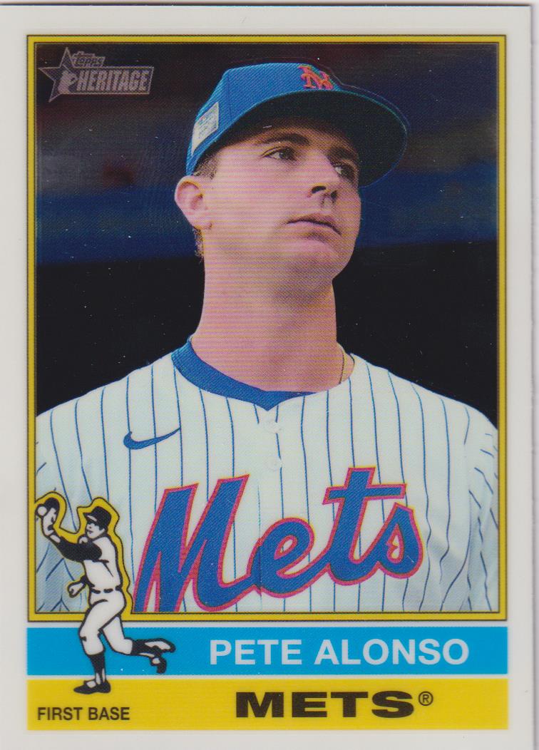 2025 Topps Heritage Baseball Chrome Pete Alonso #374