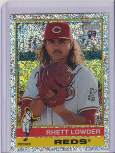 2025 Topps Heritage Baseball Chrome Silver Sparkle Refractor Rhett Lowder #181