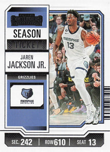 2023-24 Panini Contenders Basketball Season Ticket Retail Jaren Jackson Jr. #93