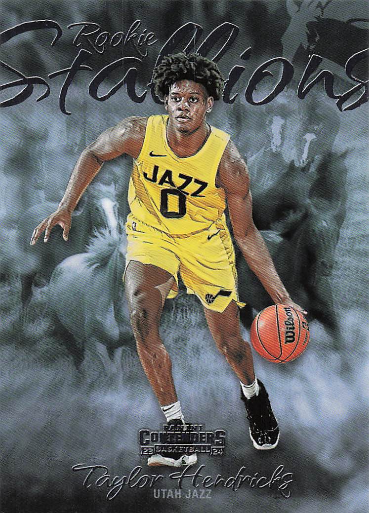 2023-24 Panini Contenders Basketball Rookie Stallions Taylor Hendricks #16