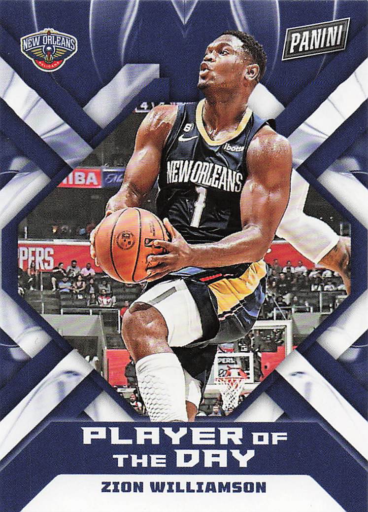 2022-23 Panini Player of the Day Basketball Zion Williamson #50
