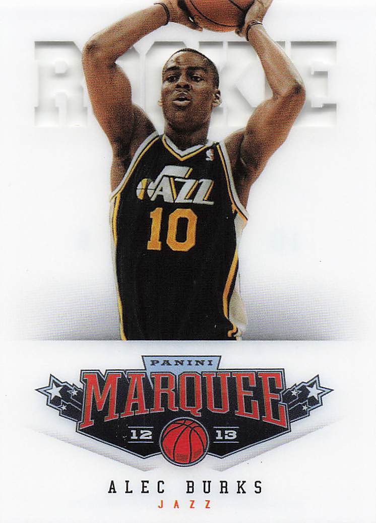 2012-13 Panini Marquee Basketball Alec Burks #513 Rookie
