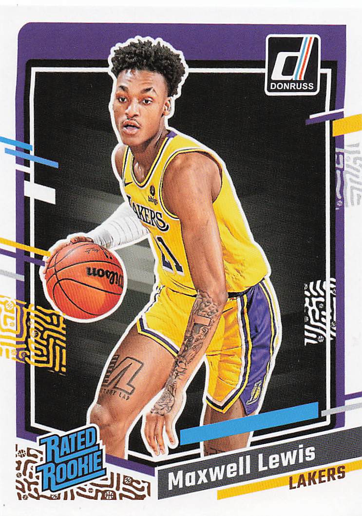 2023-24 Donruss Basketball Maxwell Lewis #235 Rookie