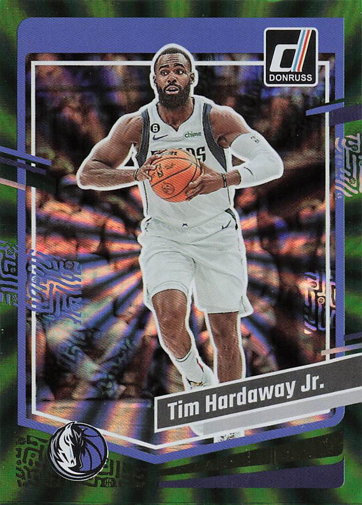 2023-24 Donruss Basketball Green Laser Holo Tim Hardaway Jr. #94