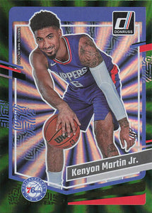 2023-24 Donruss Basketball Green Laser Holo Kenyon Martin Jr. #159