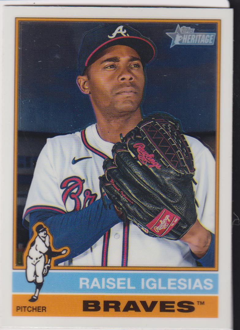 2025 Topps Heritage Baseball Chrome Raisel Iglesias #284