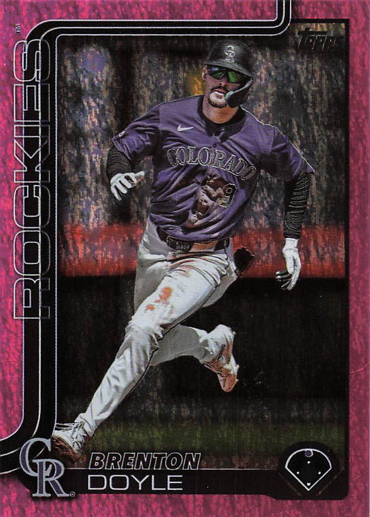2025 Topps Baseball Pink Holo Foil Brenton Doyle #44