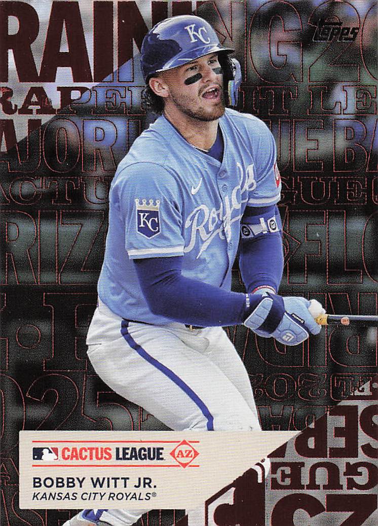 2025 Topps Baseball Training Grounds Bobby Witt Jr. #TG-6