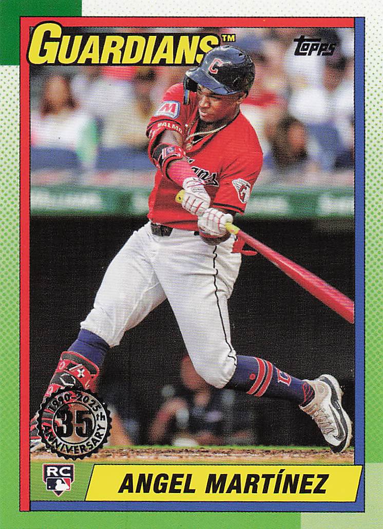 2025 Topps Baseball 1990 Topps Baseball 35th Anniversary Angel Martinez #T90-21