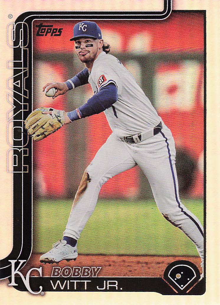 2025 Topps Baseball Rainbow Foil Bobby Witt Jr. #100
