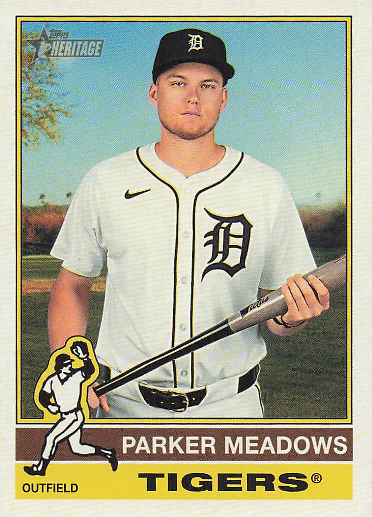 2025 Topps Heritage Baseball Parker Meadows #483