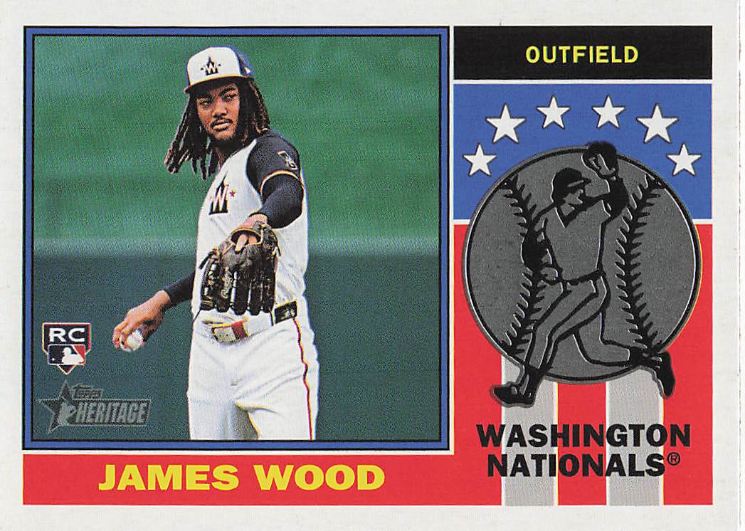 2025 Topps Heritage Baseball 1976 Player Icons James Wood #76PI-16