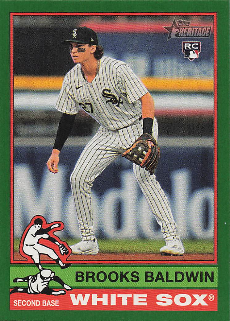 2025 Topps Heritage Baseball Dark Green Brooks Baldwin #234 Rookie