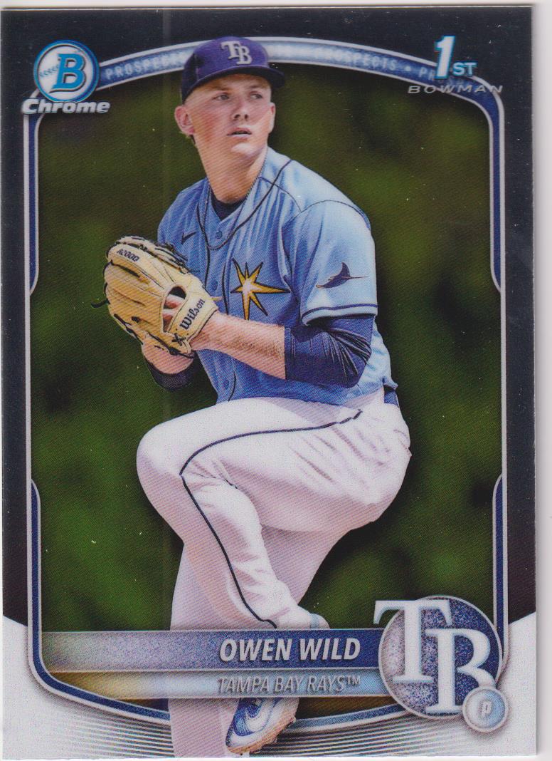 2025 Bowman Baseball Chrome Prospects Owen Wild #BCP-14
