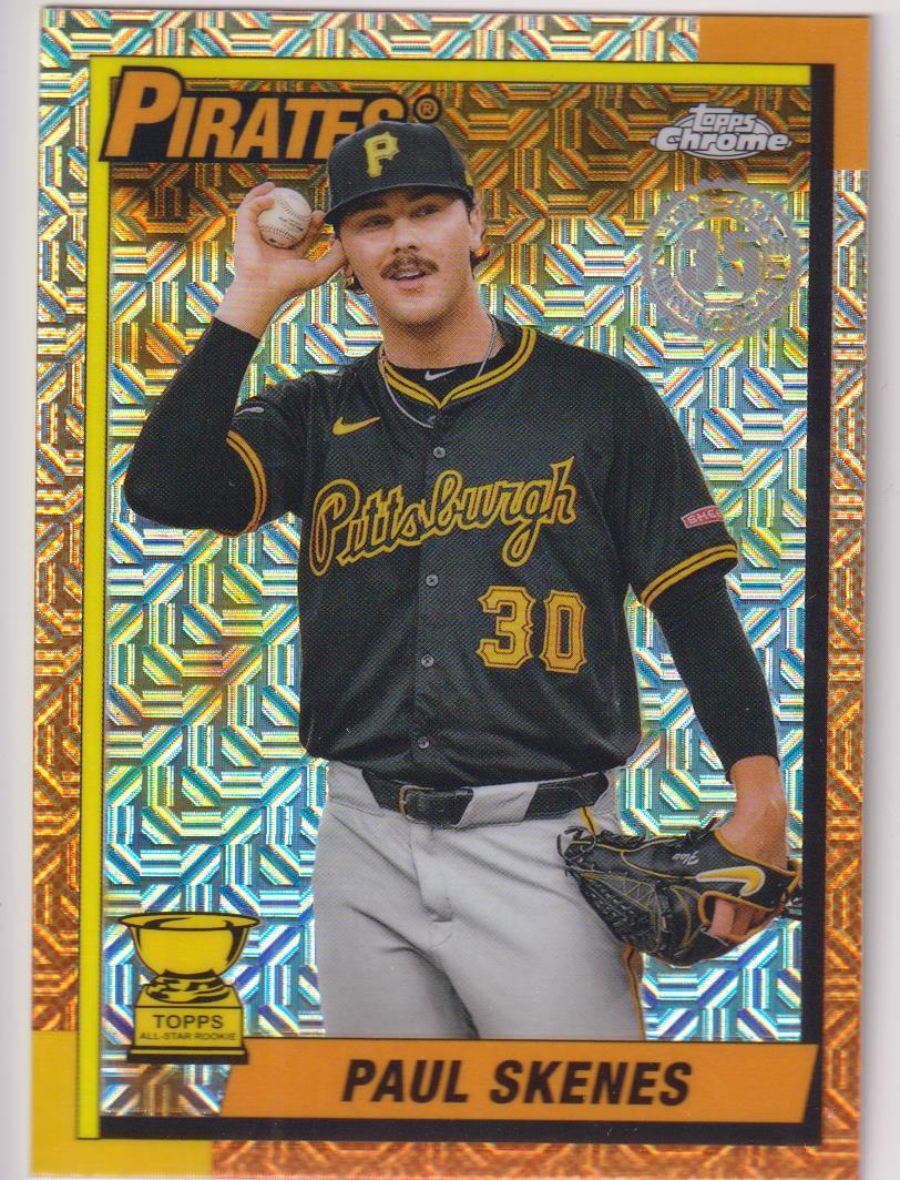 2025 Topps Baseball 1990 Topps Baseball Chrome Paul Skenes #T90C-32