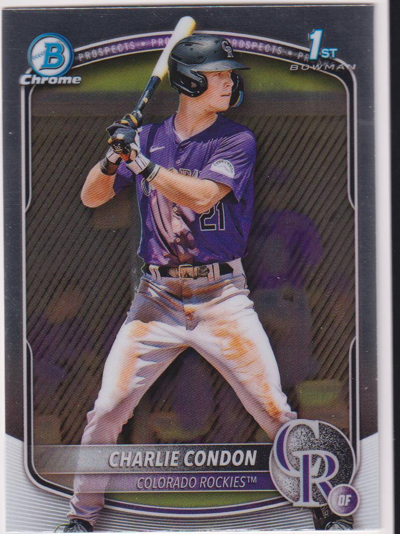 2025 Bowman Baseball Chrome Prospects Charlie Condon #BCP-75