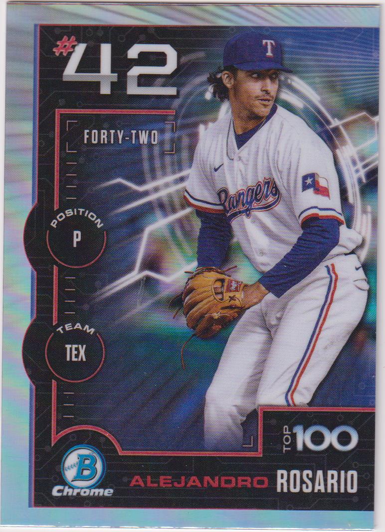 2025 Bowman Baseball Bowman Scouts Top 100 Alejandro Rosario #BTP-42