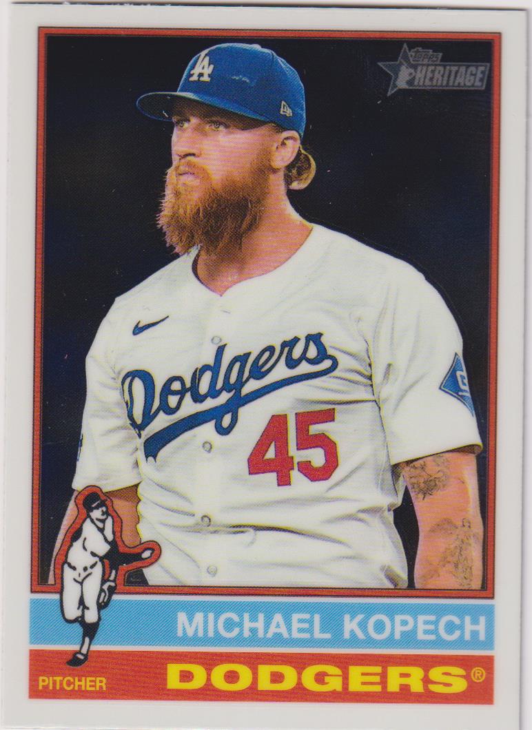 2025 Topps Heritage Baseball Chrome Michael Kopech #288