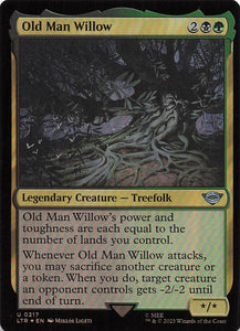 Tales of Middle-earth Magic_the_gathering Old Man Willow #217