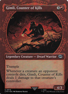 Tales of Middle-earth Gimli, Counter of Kills (Showcase) (Surge Foil) #804