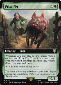 Tales of Middle-earth Magic_the_gathering Prize Pig (Extended Art) #126