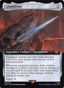 Tales of Middle-earth Magic_the_gathering Glamdring (Extended Art) #376