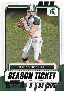 2021 Panini Contenders Draft Picks Kirk Cousins #13