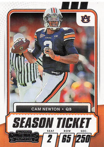 2021 Panini Contenders Draft Picks Cam Newton #23