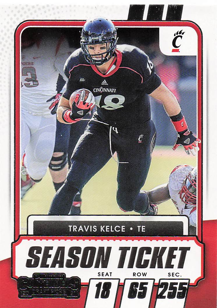 2021 Panini Contenders Draft Picks Travis Kelce #28