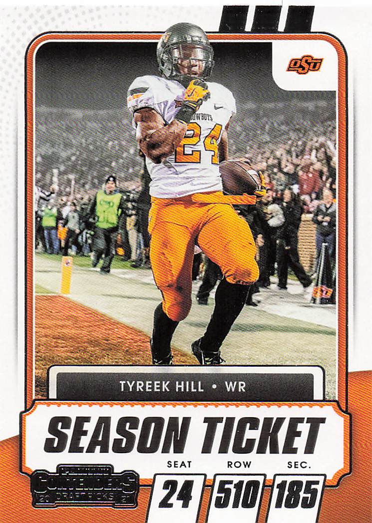 2021 Panini Contenders Draft Picks Tyreek Hill #29