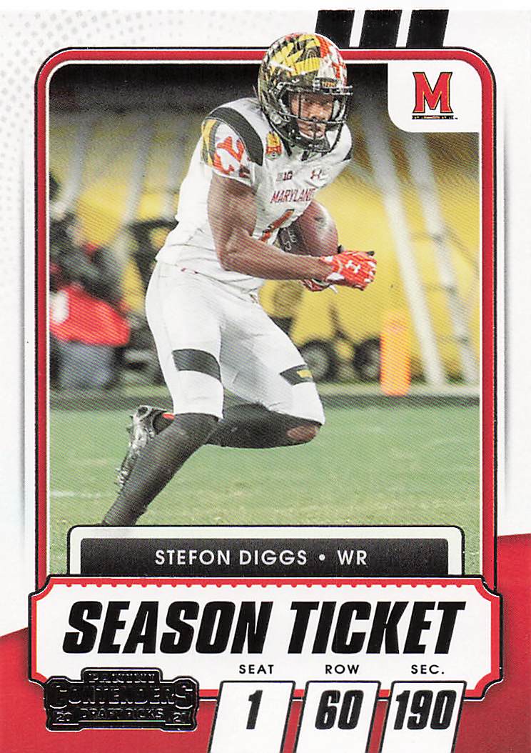 2021 Panini Contenders Draft Picks Stefon Diggs #31