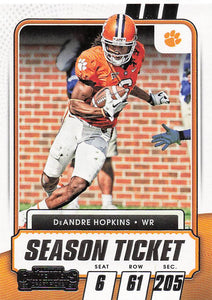 2021 Panini Contenders Draft Picks DeAndre Hopkins #33