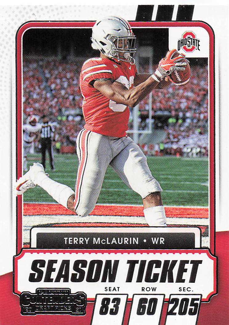 2021 Panini Contenders Draft Picks Terry McLaurin #34