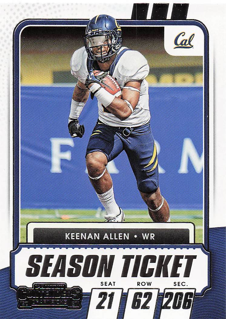 2021 Panini Contenders Draft Picks Keenan Allen #35