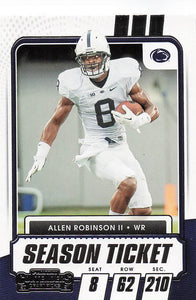 2021 Panini Contenders Draft Picks Allen Robinson II #37