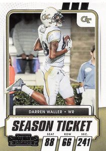 2021 Panini Contenders Draft Picks Darren Waller #42
