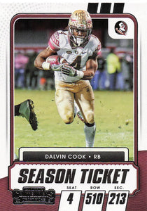 2021 Panini Contenders Draft Picks Dalvin Cook #49