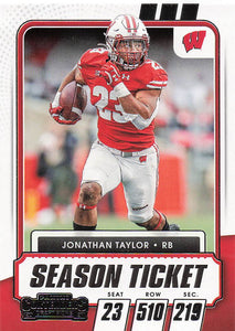 2021 Panini Contenders Draft Picks Jonathan Taylor #56