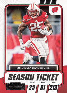 2021 Panini Contenders Draft Picks Melvin Gordon III #64