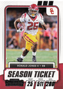 2021 Panini Contenders Draft Picks Ronald Jones II #71