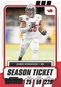 2021 Panini Contenders Draft Picks James Robinson #72