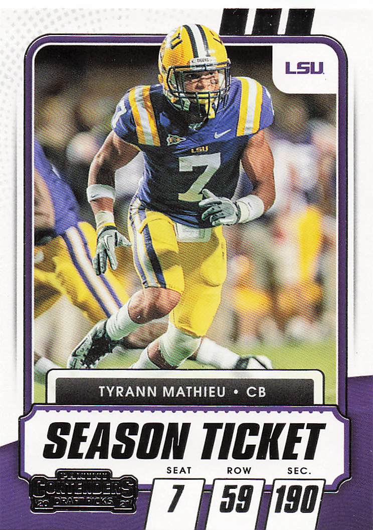 2021 Panini Contenders Draft Picks Tyrann Mathieu #74