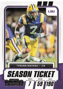 2021 Panini Contenders Draft Picks Tyrann Mathieu #74