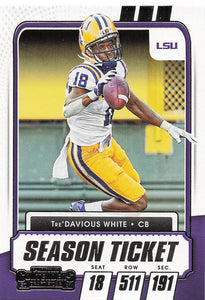 2021 Panini Contenders Draft Picks Tre'Davious White #76