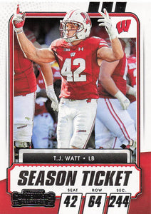 2021 Panini Contenders Draft Picks T.J. Watt #78