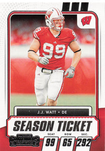 2021 Panini Contenders Draft Picks J.J. Watt #79