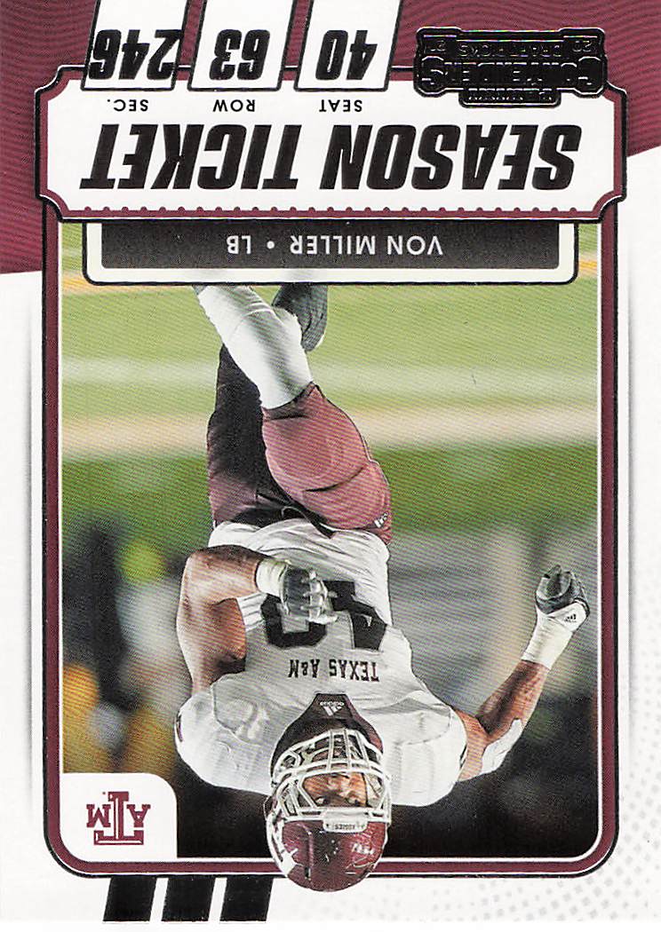 2021 Panini Contenders Draft Picks Von Miller #81