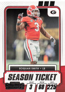2021 Panini Contenders Draft Picks Roquan Smith #85
