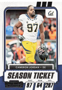 2021 Panini Contenders Draft Picks Cameron Jordan #86